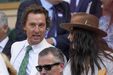 Matthew McConaughey assiste à final de Wimbledon