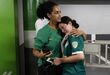 Dezenas benfiquistas e uma adepta do Palmeiras... a chorar: as imagens chegada de Richard Ríos a Lisboa