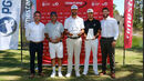  Os 3 vencedores com o presidente da PGA Portugal e o diretor do Troia Golf