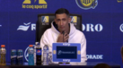 Di María em lágrimas na apresentação no Rosario Central: siga em direto