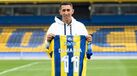 Di María posa com a camisola do Rosario Central