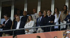 Família de Diogo Jota e André Silva na tribuna do Estádio Algarve
