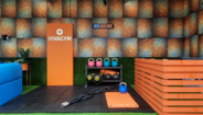 Espaço de ginásio Vivagym com equipamento variado para treino
