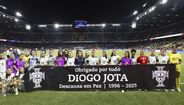 Homenagem a Diogo Jota no Espanha-Portugal