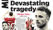 A capa do 'Metro' - Tragédia devastadora