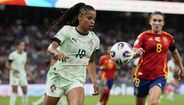 Jéssica Silva comenta o jogo de futebol feminino entre Portugal e Espanha