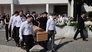 Rúben Neves foi uma das pessoas que transportaram o caixão de Diogo Jota