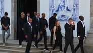 Elementos do Liverpool saem da Igreja Matriz de Gondomar
