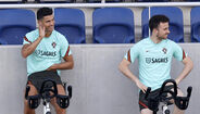 Cristiano Ronaldo e Diogo Jota