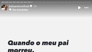 Publicação de Kátia Aveiro no Instagram