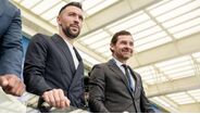 André Villas-Boas e Farioli juntos no dia da assinatura do contrato