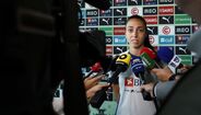 Fátima Pinto confiante para o jogo Portugal-Bélgica para o Euro'2025