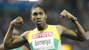 Caster Semenya competiu em Berlim, 2009, no meio de controvérsia sobre elegibilidade