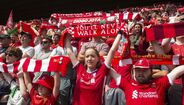 Adeptos do Liverpool homenageiam Diogo Jota