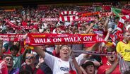 Adeptos do Liverpool homenageiam Diogo Jota