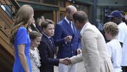 Família real marca presença na final de Wimbledon entre Sinner e Alcaraz