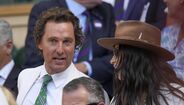 Matthew McConaughey assiste à final de Wimbledon