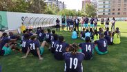 Joaquim Evangelista falou aos jogadores antes do primeiro treino