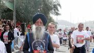 Fauja Singh na Meia Maratona de Lisboa de 2006