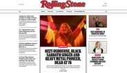 Morreu Ozzy Osbourne, vocalista dos Black Sabbath