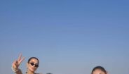 Vinícius  Jr com as amigas