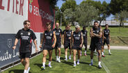 Treino do Benfica no Seixal