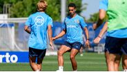 Treino do FC Porto no Olival já com Alberto Costa integrado