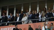 Família de Diogo Jota e André Silva na tribuna do Estádio Algarve