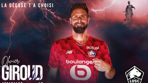 Olivier Giroud de regresso a França para representar o Lille