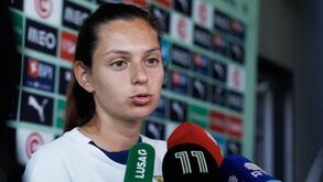 Andreia Faria falou aos jornalistas sobre a estreia de Portugal no Europeu