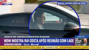 Estrutura do Benfica reunida a planear a próxima época: o momento em que Rui Costa deixa o Seixal