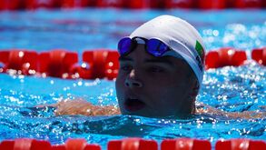 Gonçalo Azevedo compete nos 100 metros livres no Europeu de juniores