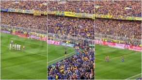 Loucura nas bancadas do Gigante de Arroyito com golo de Di María: veja o momento