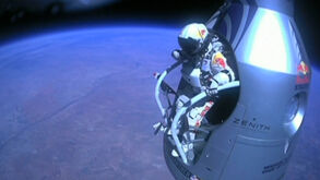 Recorde o momento em que Felix Baumgartner se tornou o primeiro homem a saltar da estratosfera 
