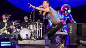 Banda britânica Coldplay em concerto no Estádio Cidade de Coimbra 