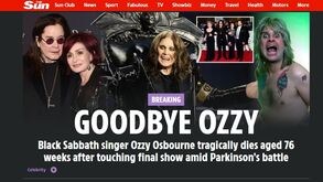Tributo ao ‘Príncipe das Trevas’: Imprensa inglesa não esquece Ozzy Osbourne