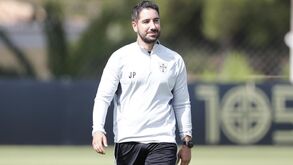 João Pereira no treino do Casa Pia 
