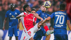 Jogo entre Levski Sófia e Sp. Braga