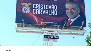 «Da A1 em Lisboa à A2 em Albufeira»: Cristóvão Carvalho leva campanha para a autoestrada