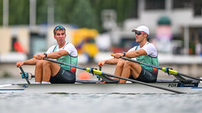 Pedro Rodrigues e Tomás Neves na final double-scull do Mundial de sub-23