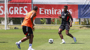 Florentino treina no Benfica Campus
