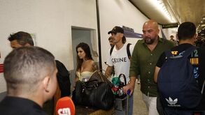 As imagens da chegada de Ricardo Mangas a Lisboa para reforçar o Sporting
