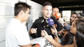 Ivanovic à chegada a Lisboa