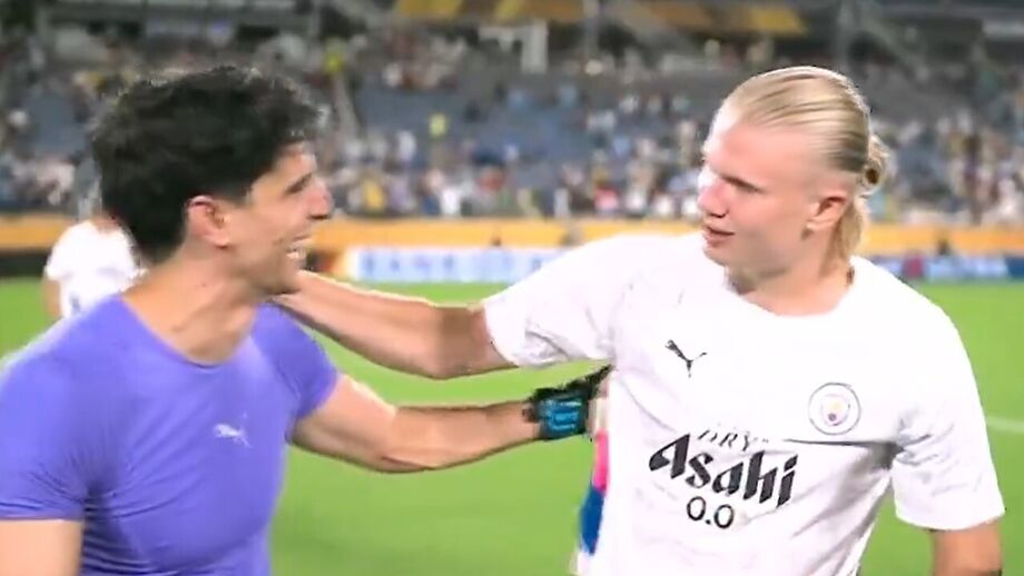 Haaland desmente alegado convite a Bono para o Man. City após jogo com Al Hilal