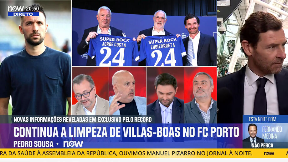 Pedro Sousa, comentador do Now, analisa legado de Villas-Boas na presidência do FC Porto