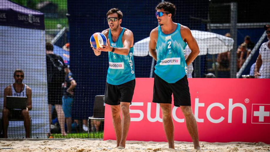 Dupla portuguesa de voleibol de praia procura apuramento em Gstaad, Suíça