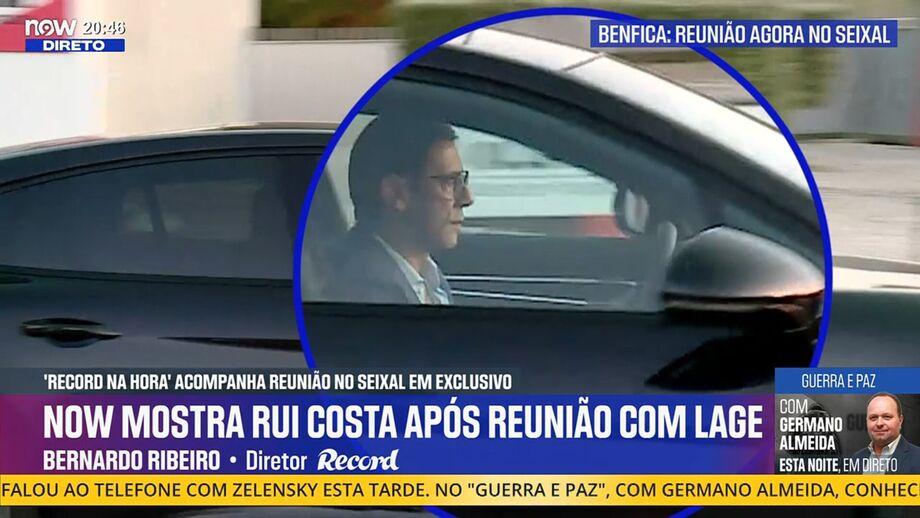 Record/Now acompanharam reunião durante a tarde