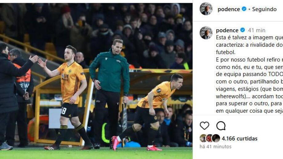 Podence destaca rivalidade e união no futebol, referindo-se a colegas de equipa