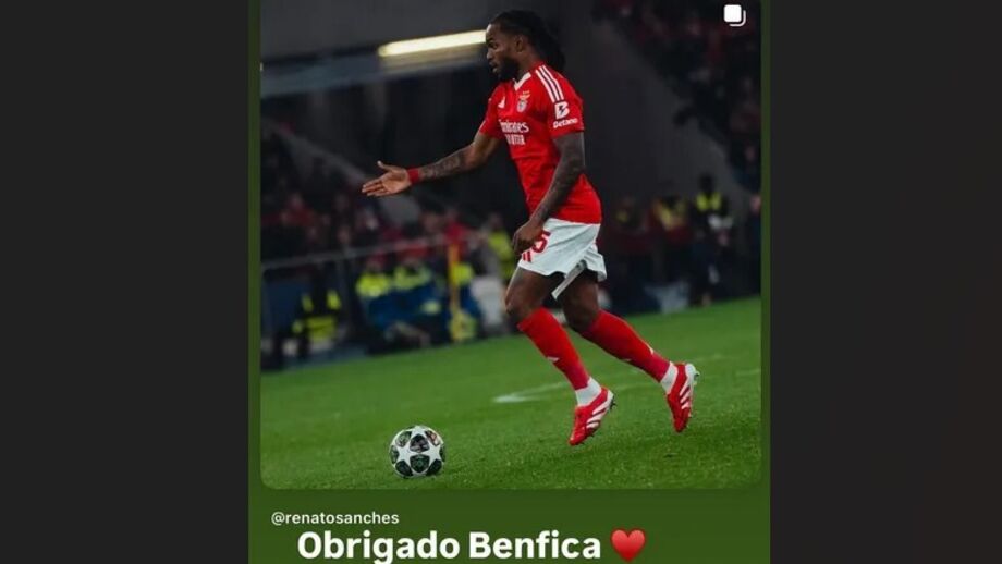 Renato Sanches agradece ao Benfica após fim do empréstimo