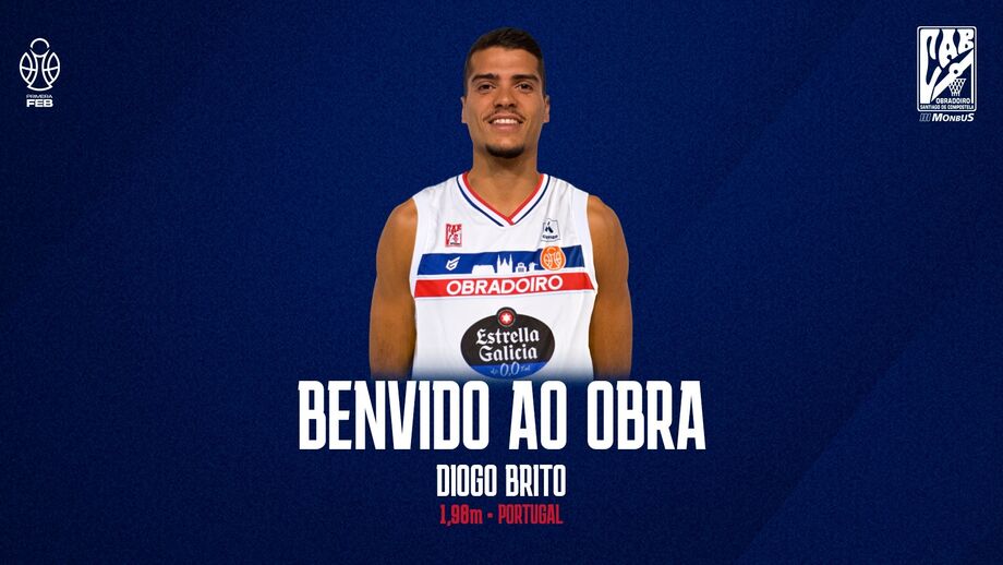 Diogo Brito reforça o Obradoiro